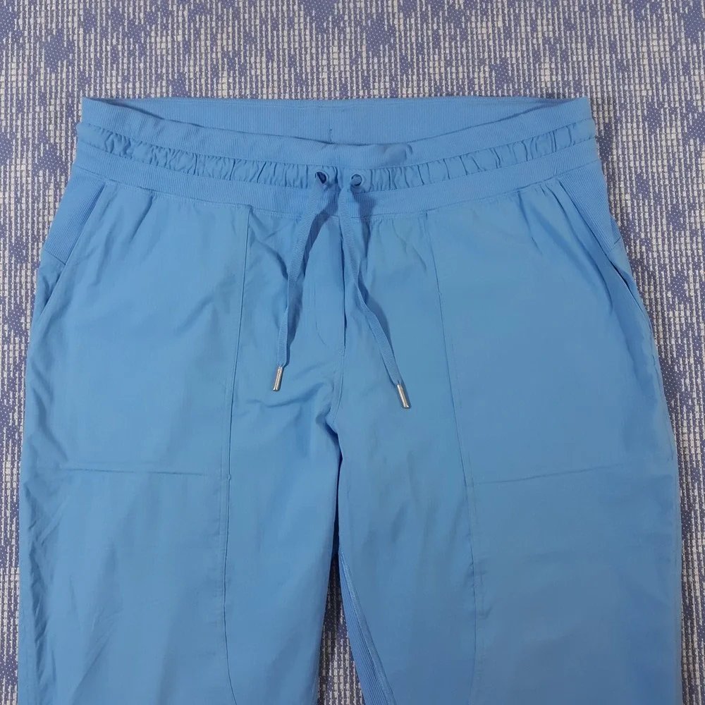 Lululemon Dance Studio Joggers Crop Pants Womens Size 14 Blue High Rise LW6CDQS